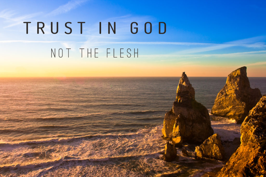 Trust In God Not The Flesh God S Mercy And Love